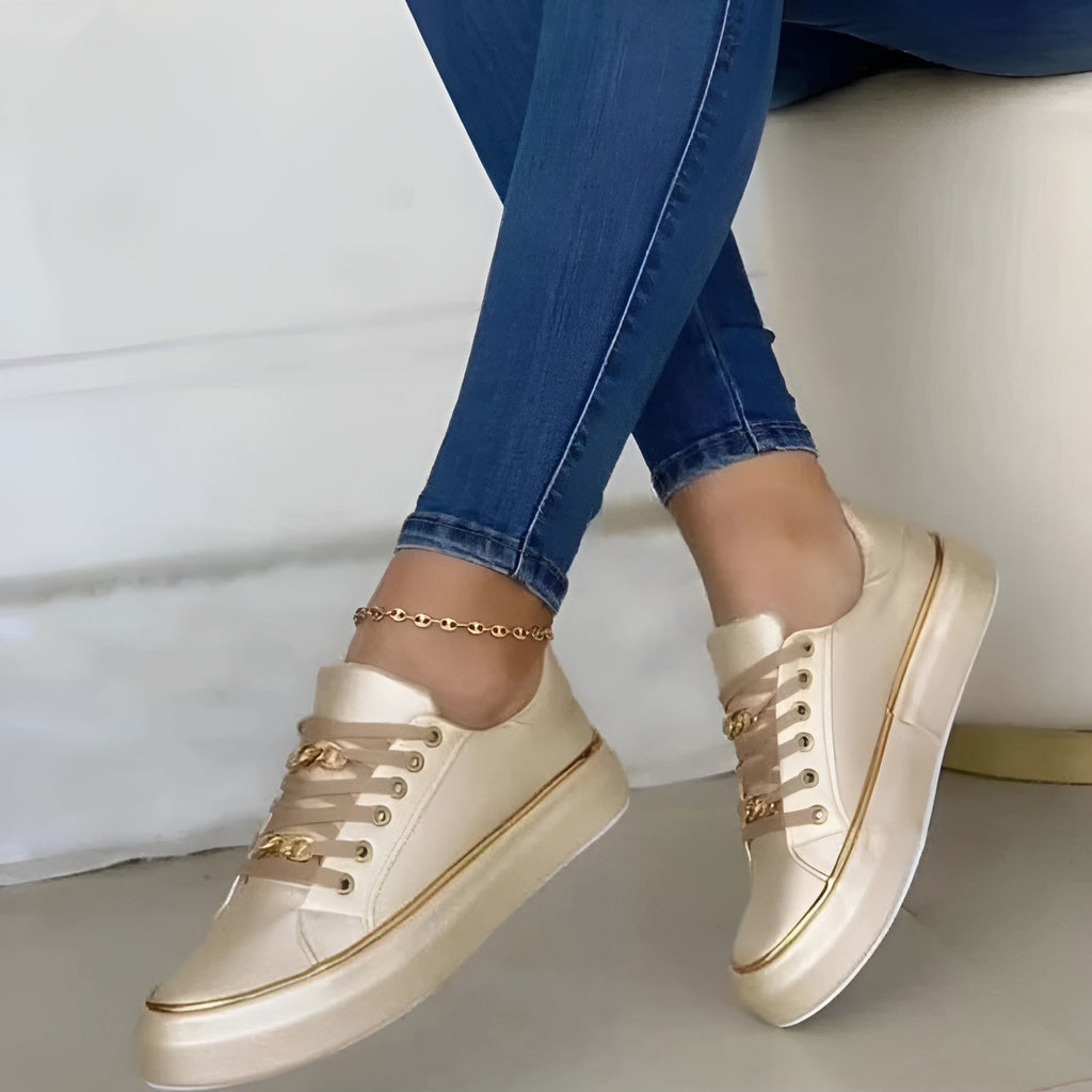 Aveline™ Orthopedic Chain Accent Sneakers