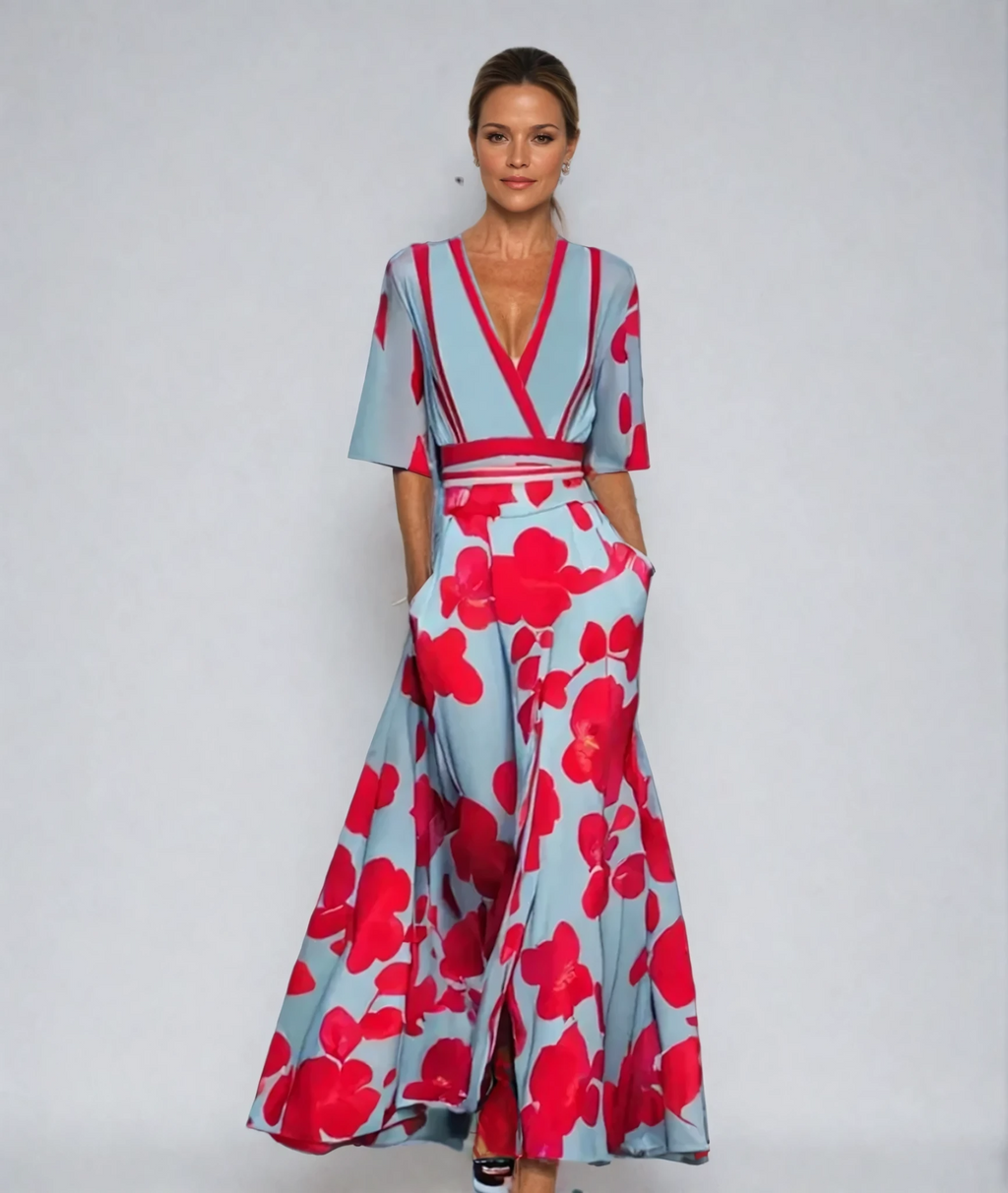 Chloe | Elegant Floral Dress