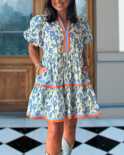Verspieltes Gartenparty-Kleid