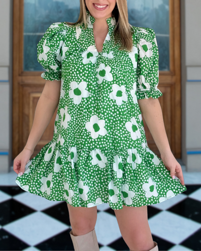 Catherine Blumen-Minikleid