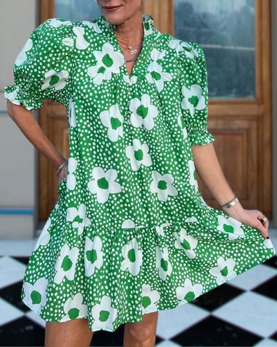 Catherine Blumen-Minikleid