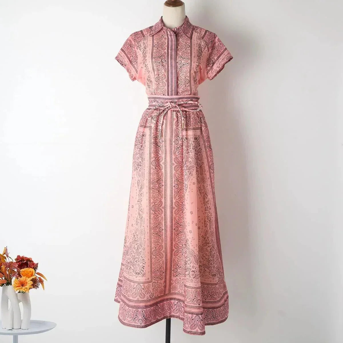 Adele™ - Boho-Druck Zweiteiliges Set