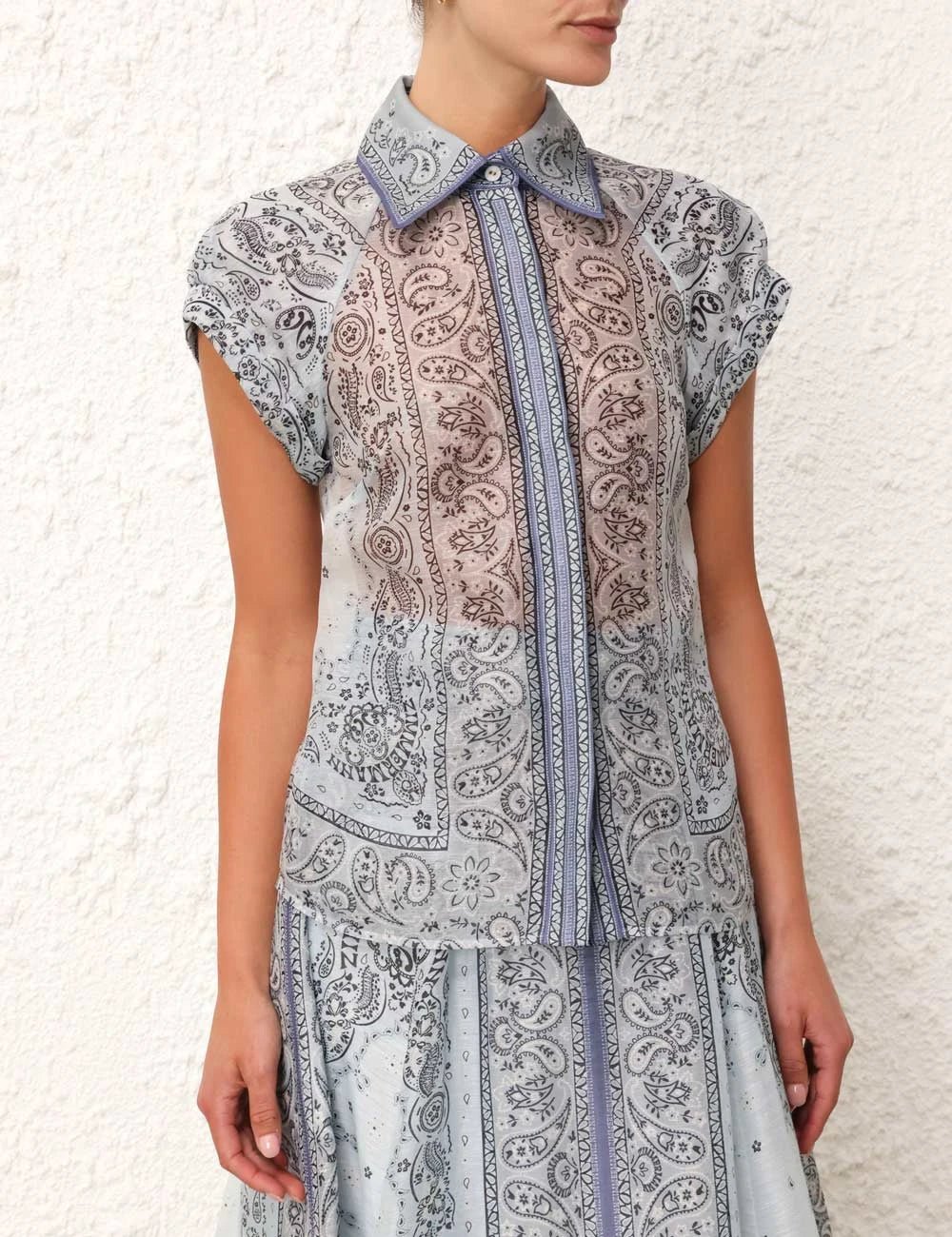 Adele™ - Boho-Druck Zweiteiliges Set