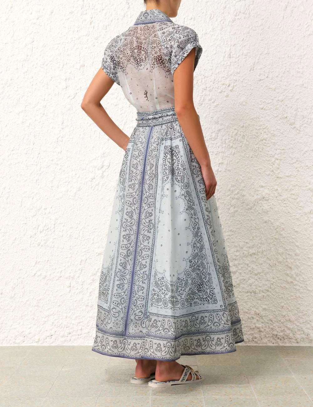 Adele™ - Boho-Druck Zweiteiliges Set