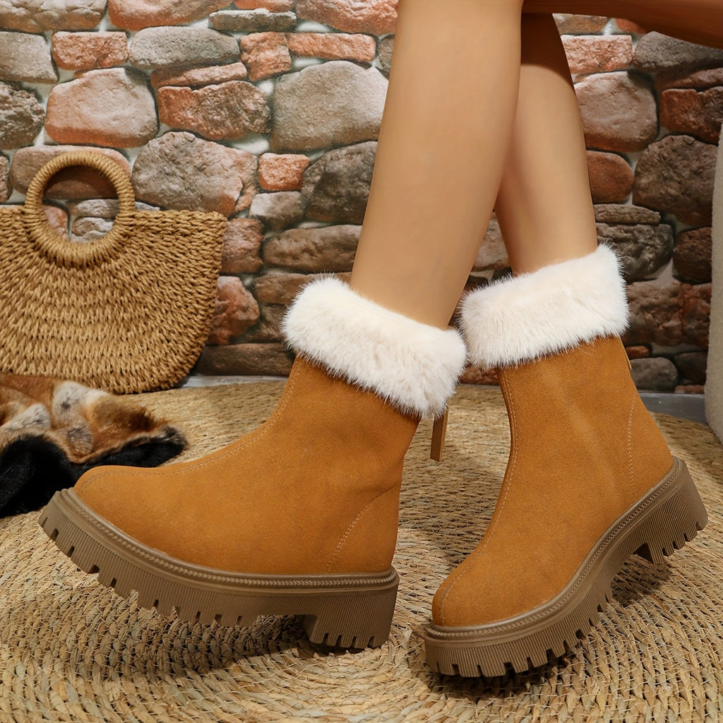 Willowridge™ | Luxuriöse Kunstfell-Winterstiefel