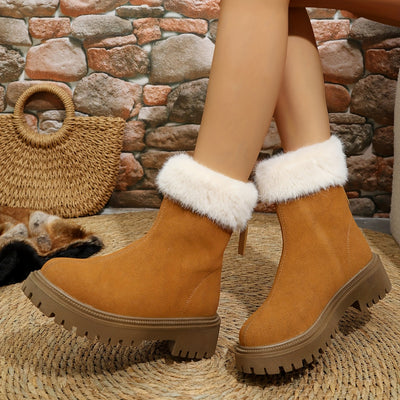 Willowridge™ | Luxuriöse Kunstfell-Winterstiefel
