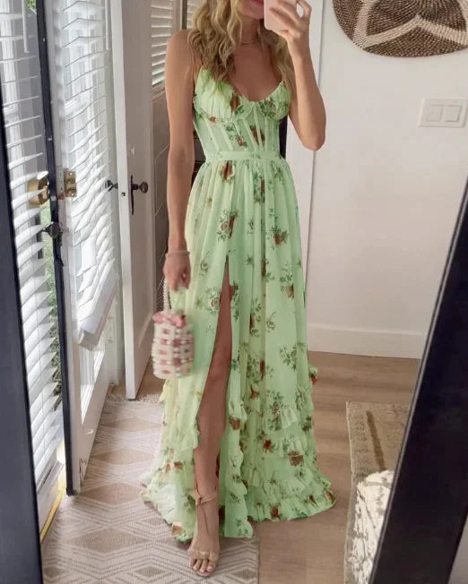 Sonja | Midikleid mit Blumenmuster