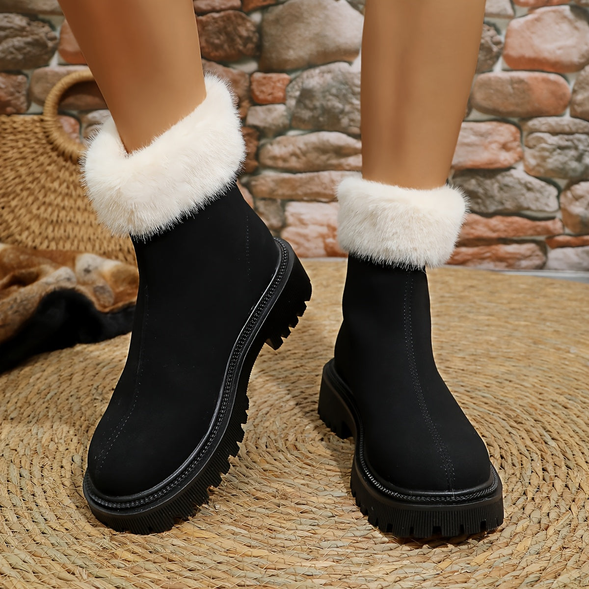 Willowridge™ | Luxuriöse Kunstfell-Winterstiefel