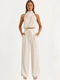Luna Seide Sommer Zweiteiliges Set