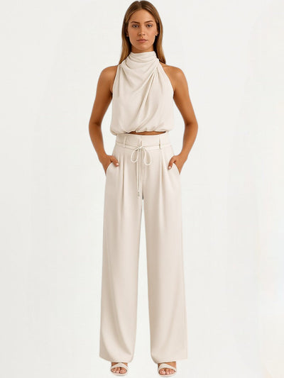 Luna Seide Sommer Zweiteiliges Set