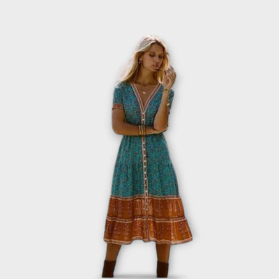 Ranya - Boho Midikleid