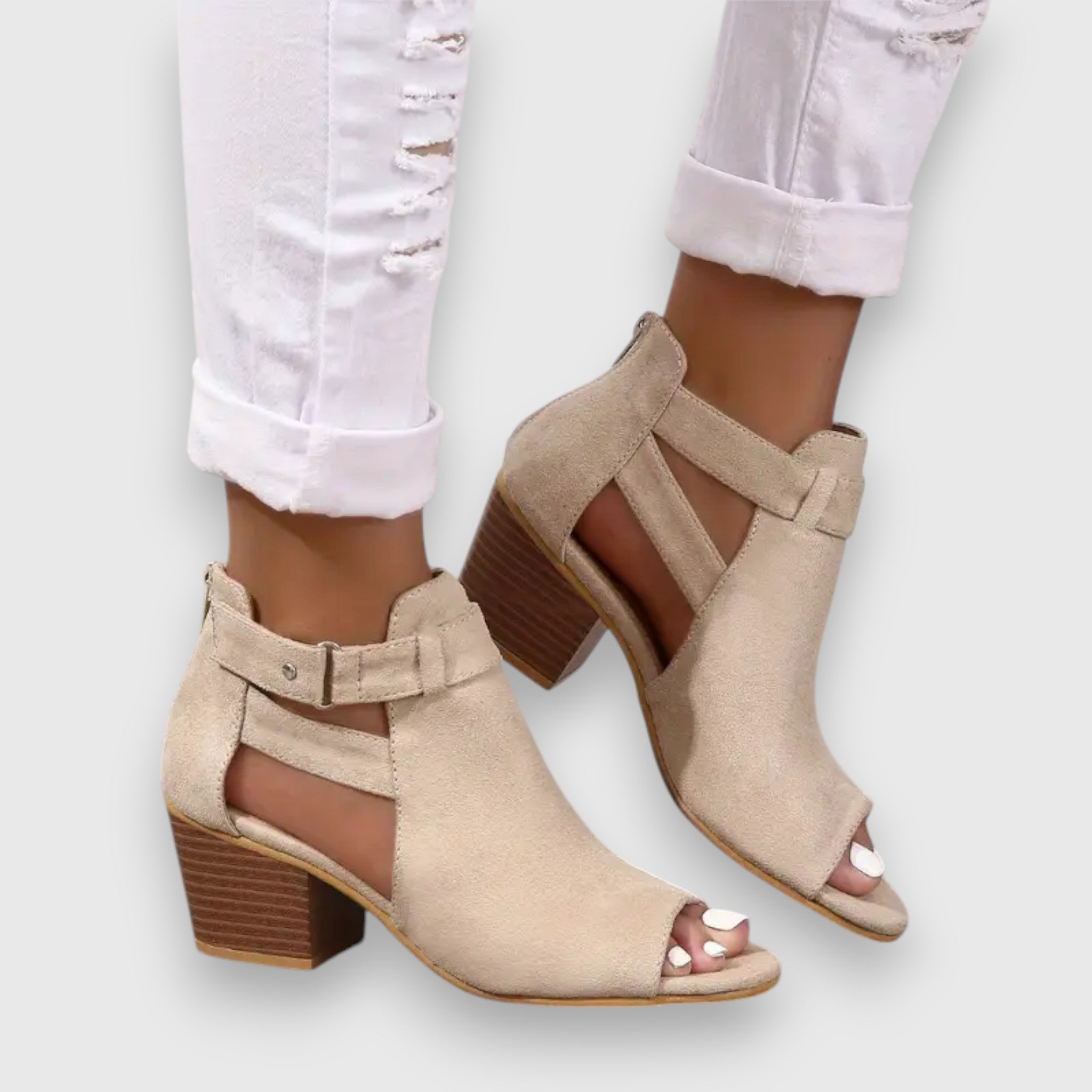 Nadine – Sandalen mit dicken Absätzen