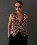 LEOPARD PRINT VEST