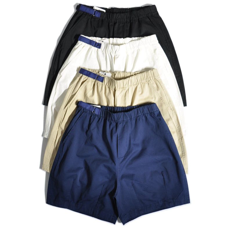 Japanische Retro Weite Gerade Arbeitshosen Shorts