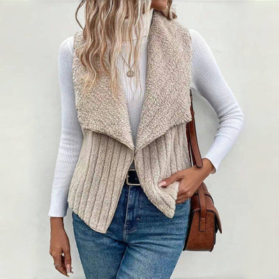 Einfarbiger Freizeit-Cardigan