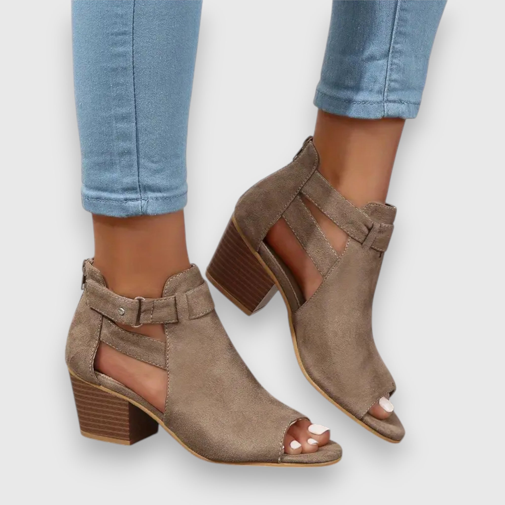 Nadine – Sandalen mit dicken Absätzen
