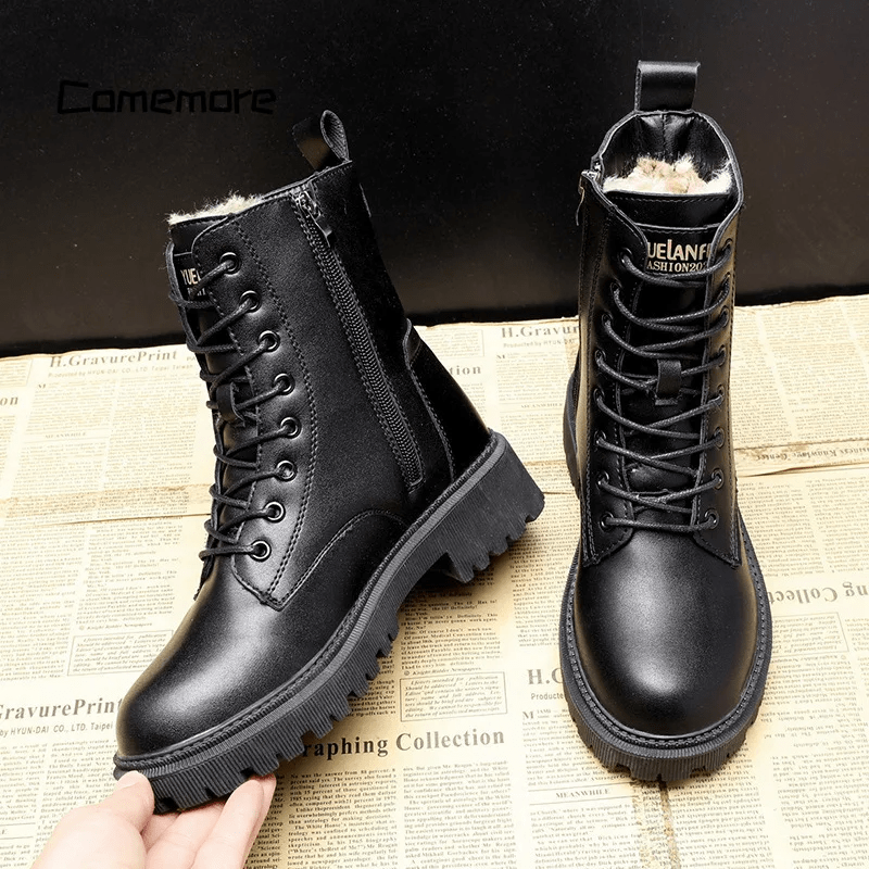 Kylie - Elegante Lederstiefel für den Winter