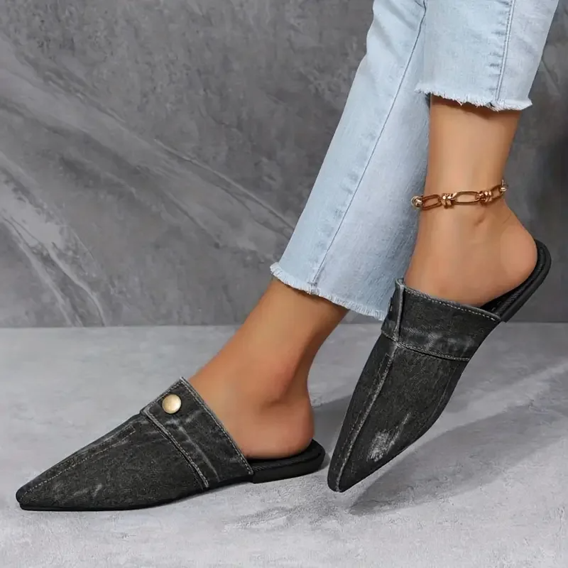 Valden Denim Muse Mules