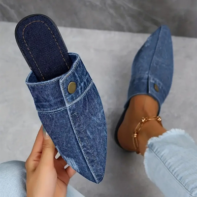 Valden Denim Muse Mules