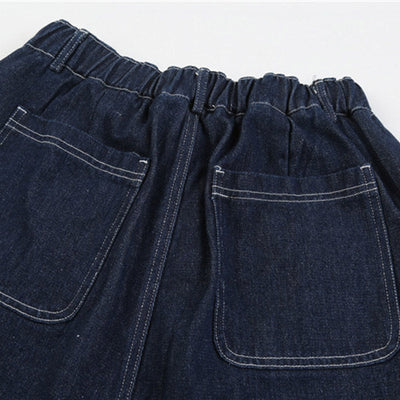 Japanische lockere weit geschnittene Jeans