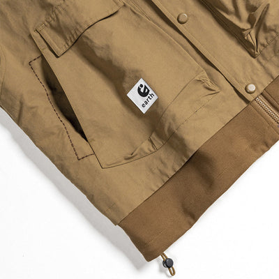 Stehkragen Fake Zweiteiliger Lockere Jacke
