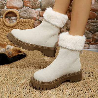Willowridge™ | Luxuriöse Kunstfell-Winterstiefel
