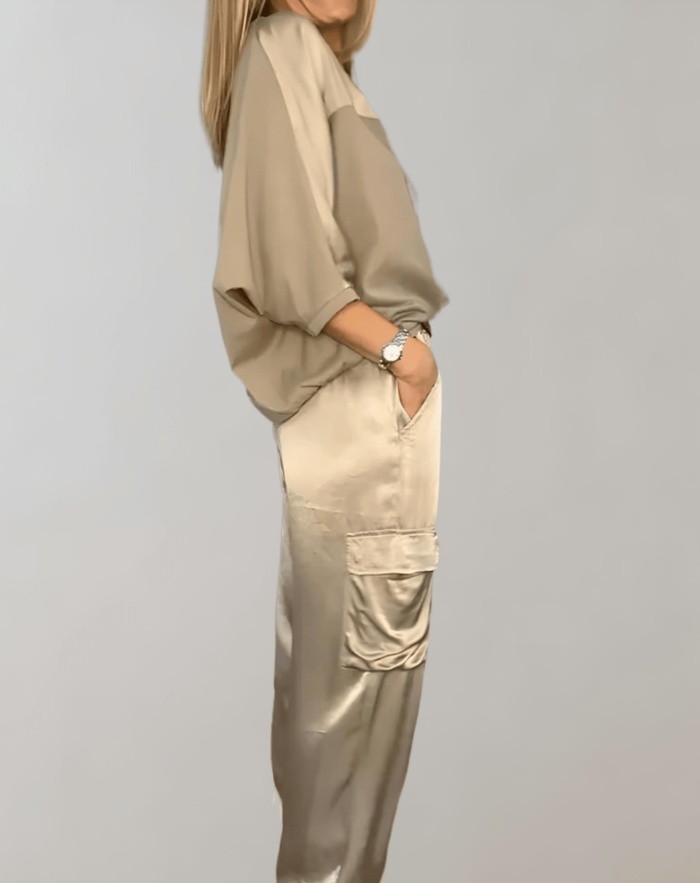 Finley™ - Seidiges Cargo Lounge Set