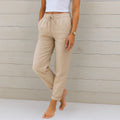 SERENA - HIGH-QUALITY, BREATHABLE STRETCH PANTS MADE OF LINEN