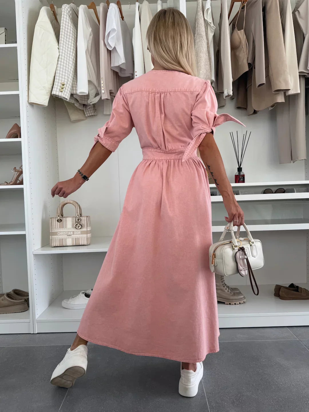 Ivanka™ | Leuchtendes Denim-Kleid