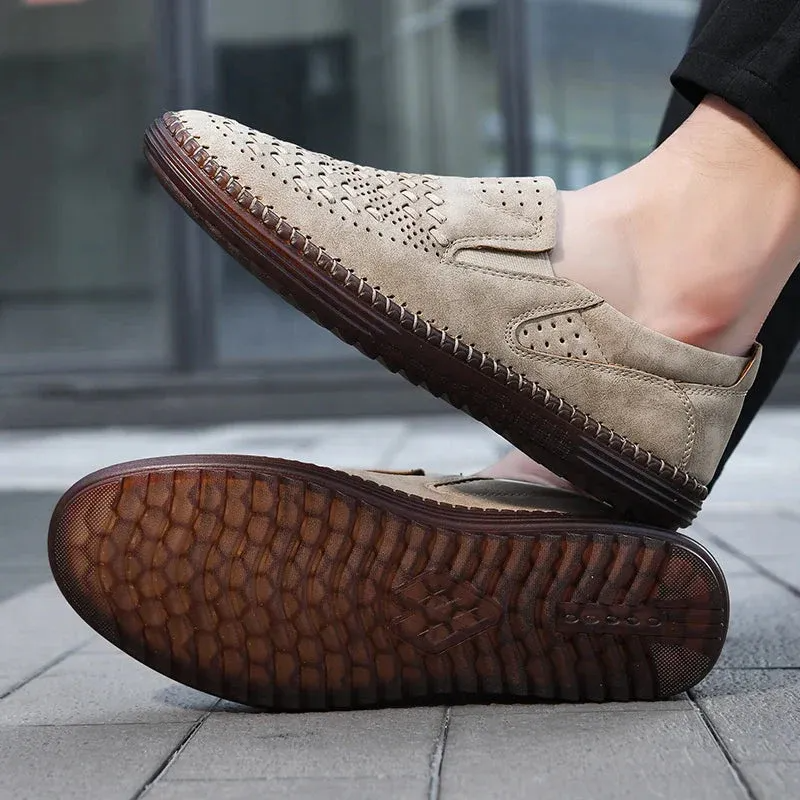 Braxton Echtleder Slipper