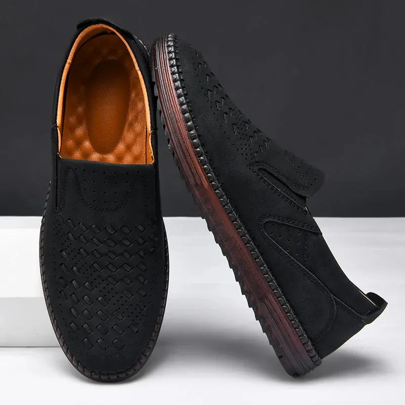 Braxton Echtleder Slipper