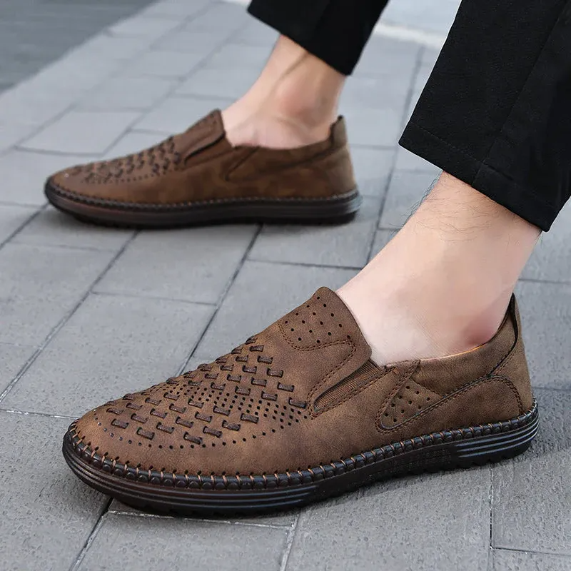 Braxton Echtleder Slipper