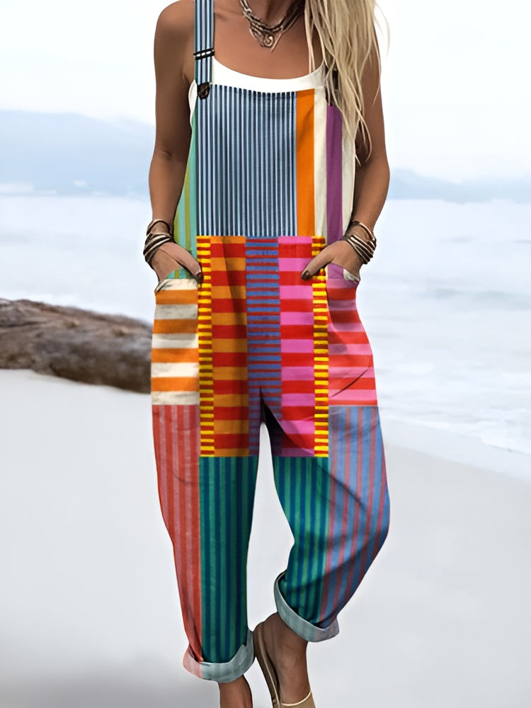 Lara Colour Pop Streifenoverall