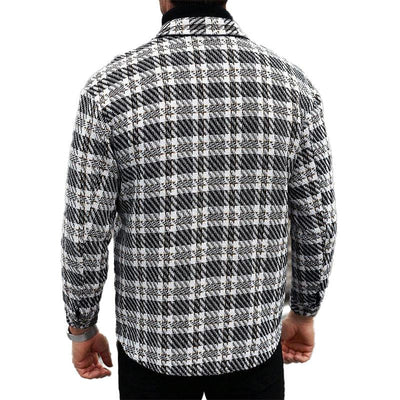 Herren Mischgewebe Revers Einreiher Jacke