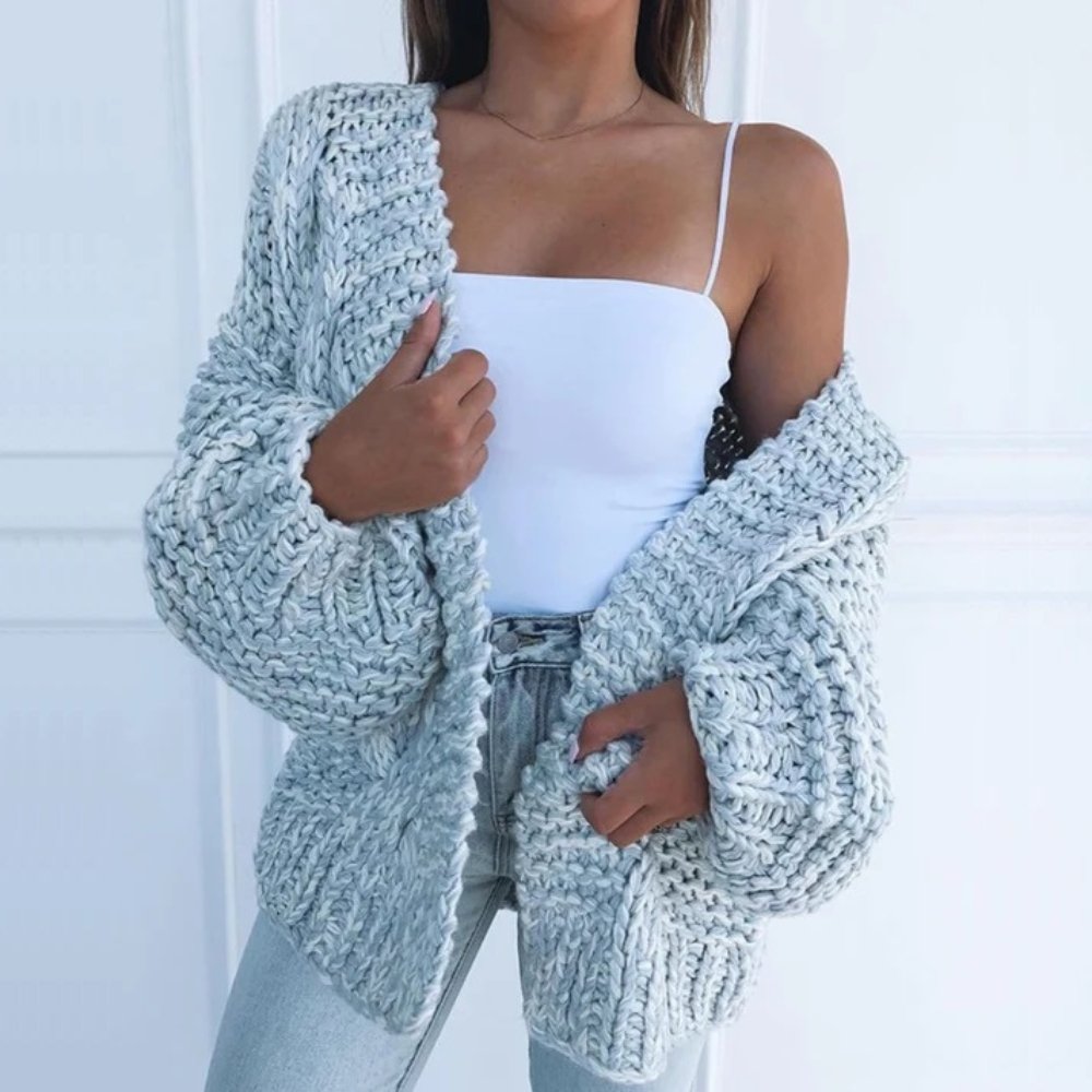 Dania™ – Chunky Strick Relaxed Cardigan