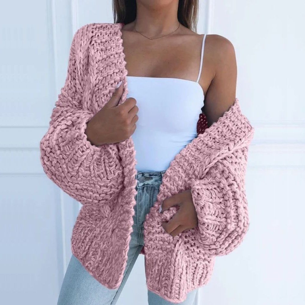 Dania™ – Chunky Strick Relaxed Cardigan