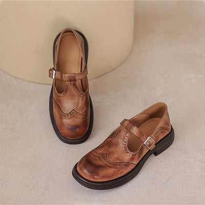 Mattea | ELEGANTE MARY JANES AUS LEDER