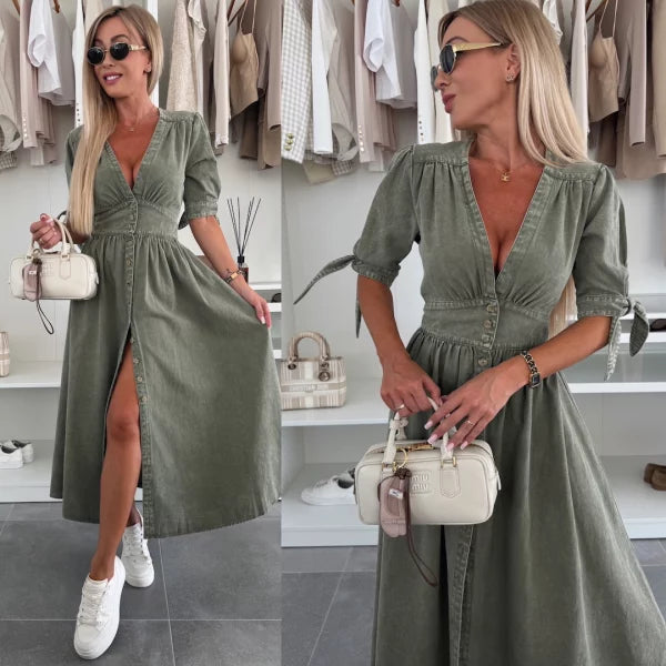 Ivanka™ | Leuchtendes Denim-Kleid