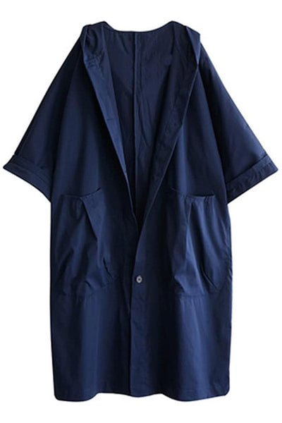 Einheitsgröße Oversized Wasserabweisende Windjacke