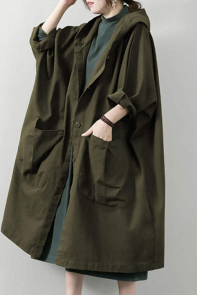Einheitsgröße Oversized Wasserabweisende Windjacke