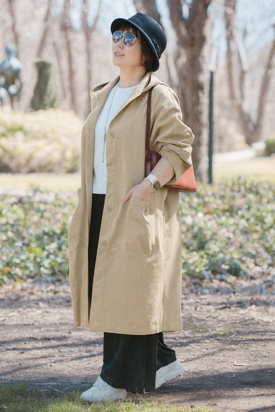 Einheitsgröße Oversized Wasserabweisende Windjacke