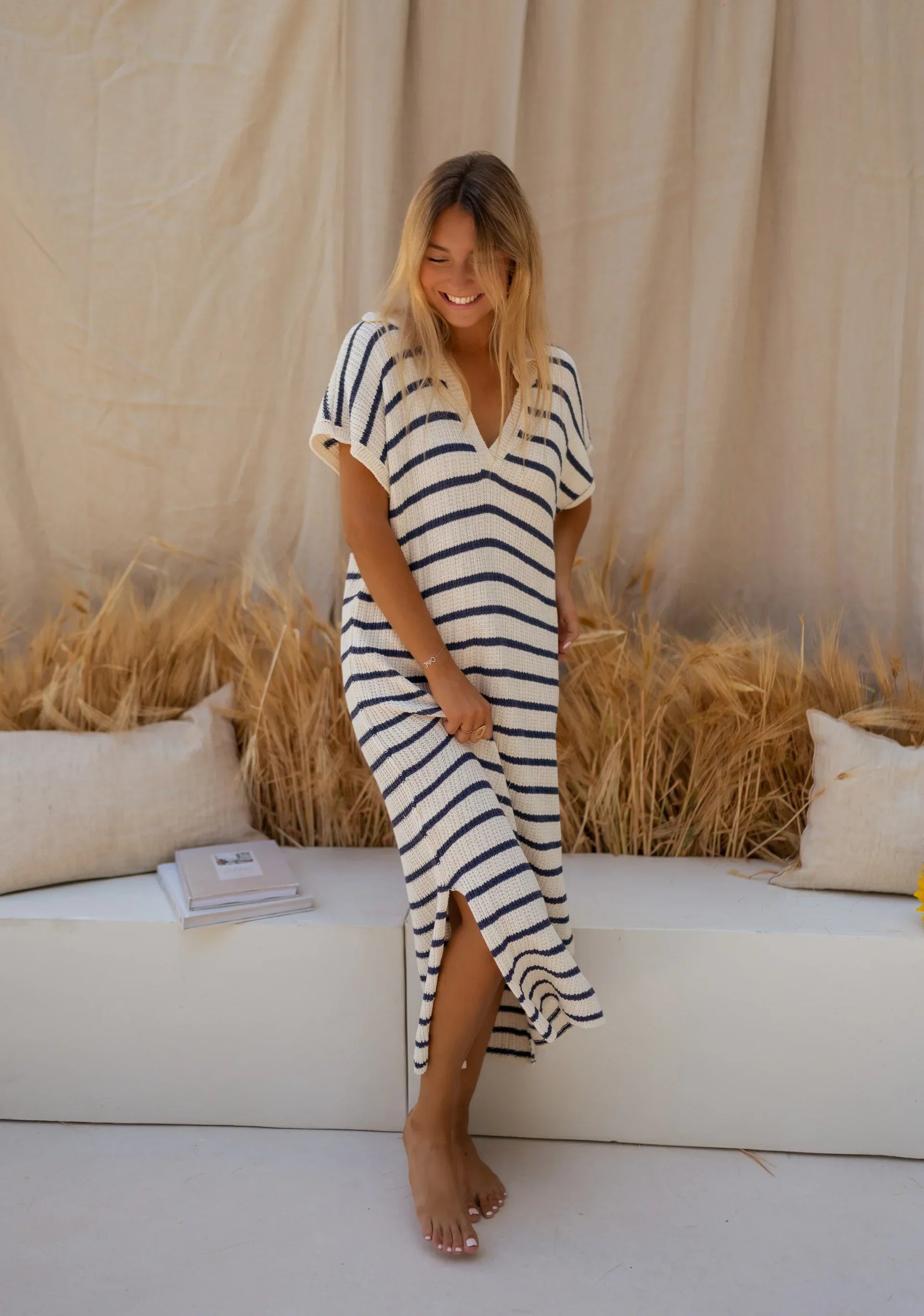 SOPHIA™ | DAS STREIFENSTRICKKLEID