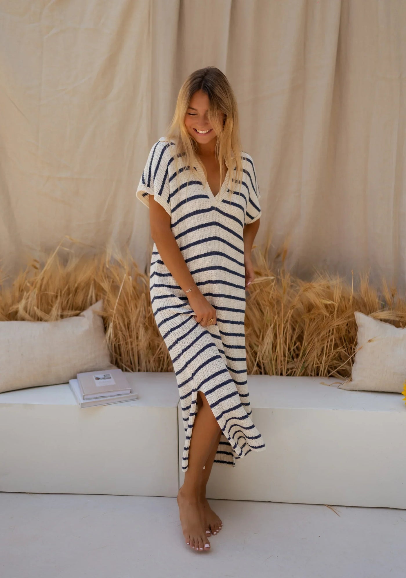 SOPHIA™ | DAS STREIFENSTRICKKLEID