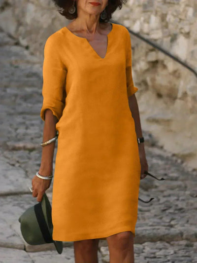 JOSETTE – Elegantes Kleid mit V-Ausschnitt