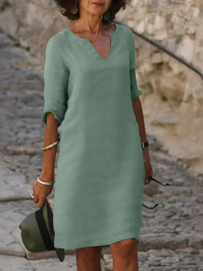 JOSETTE – Elegantes Kleid mit V-Ausschnitt