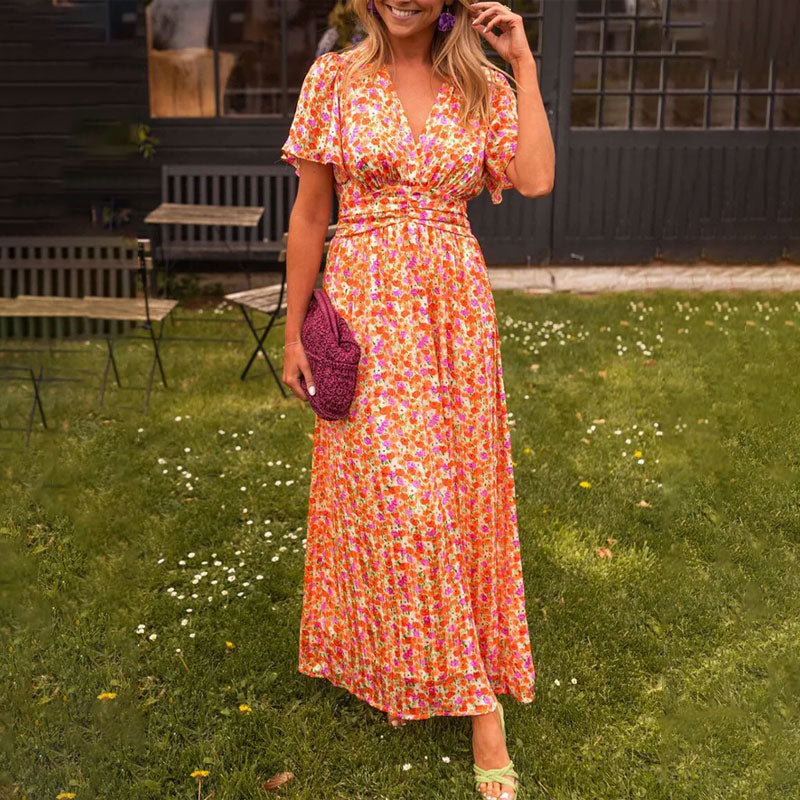 Esther™ Classic V-Neck Dress