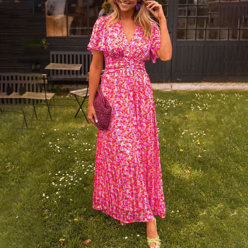 Esther™ Classic V-Neck Dress