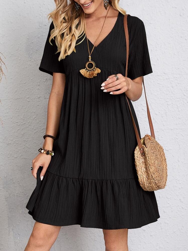 Enora - Elegant dress flattering for the belly