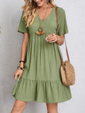 Enora - Elegant dress flattering for the belly