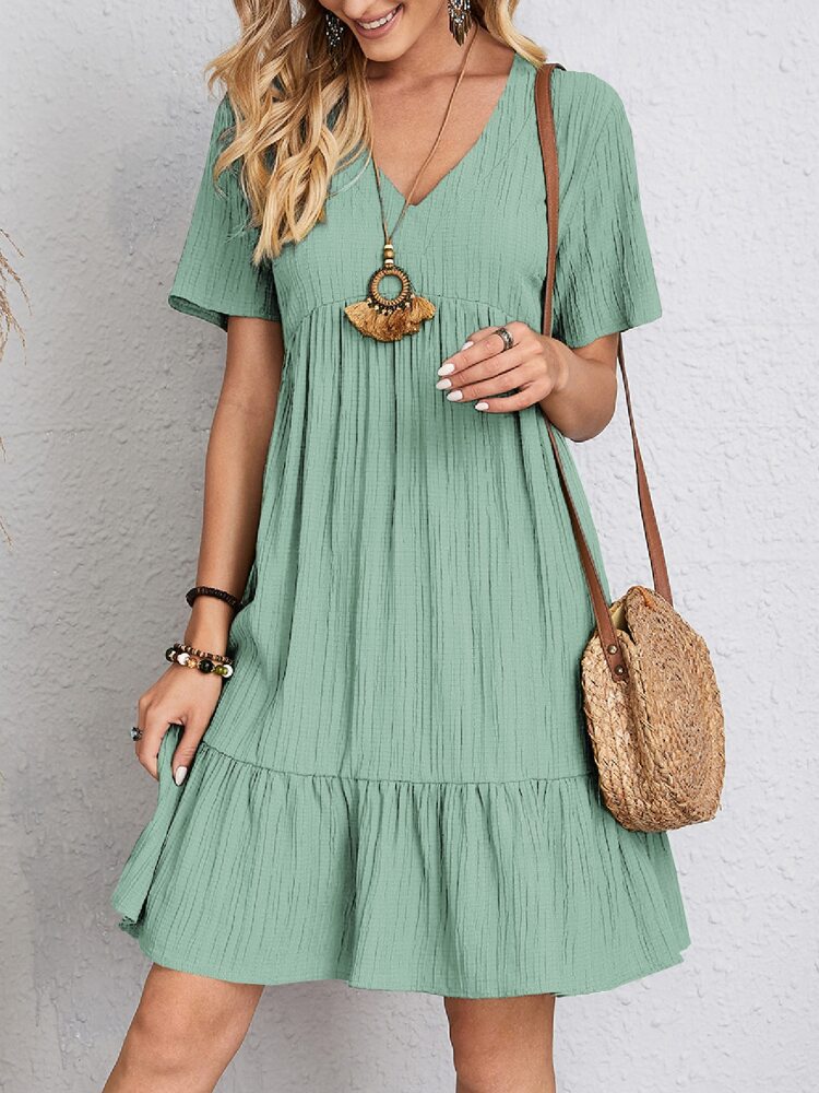 Enora - Elegant dress flattering for the belly